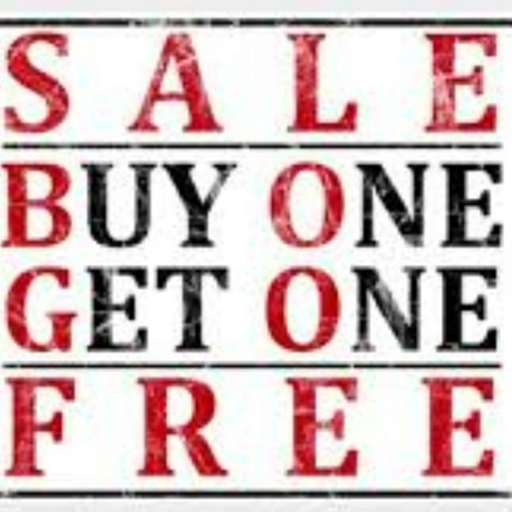Buy one, get one free!